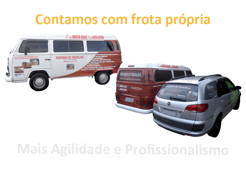 frota própria para maior agilidade