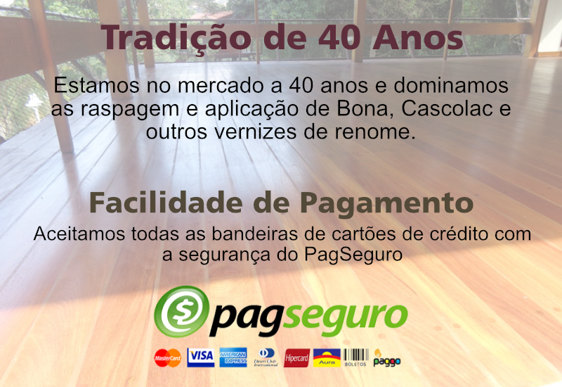 40 anos de tradição e mais facilidade de pagamento